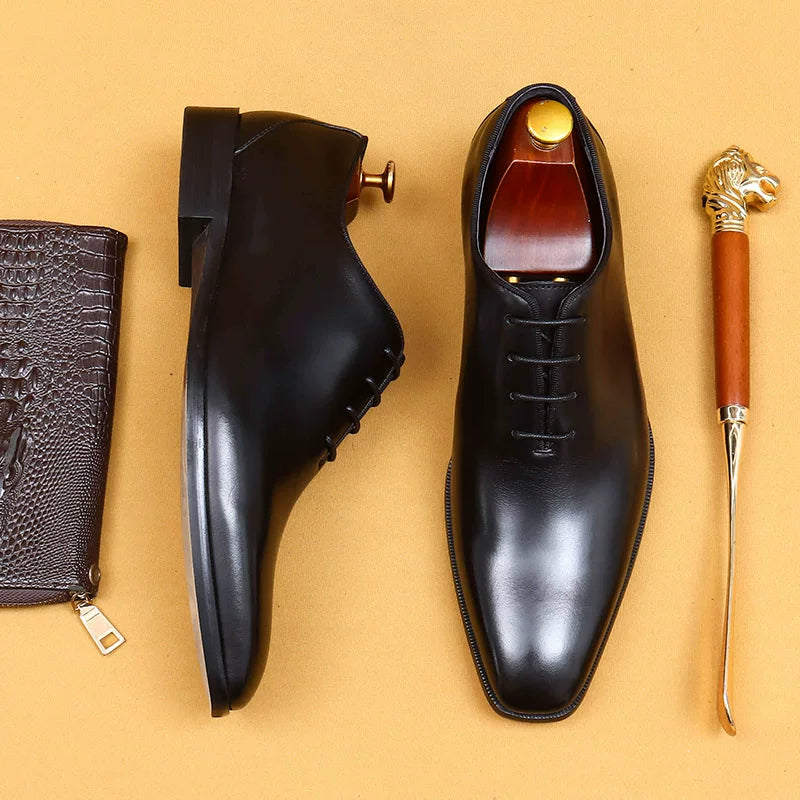Men's Genuine Leather Oxford Shoes, Business, Formal