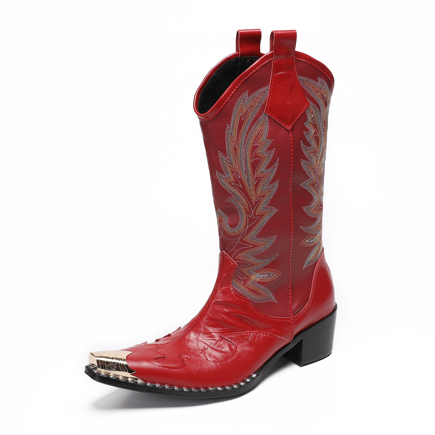 Men's Leather Boots – Pointed Toe, Wedding