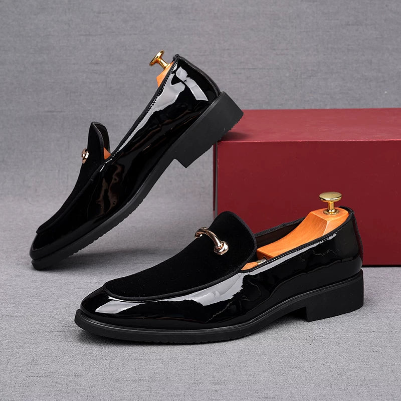 Men's Loafers, Pointed Toe, Slip-On