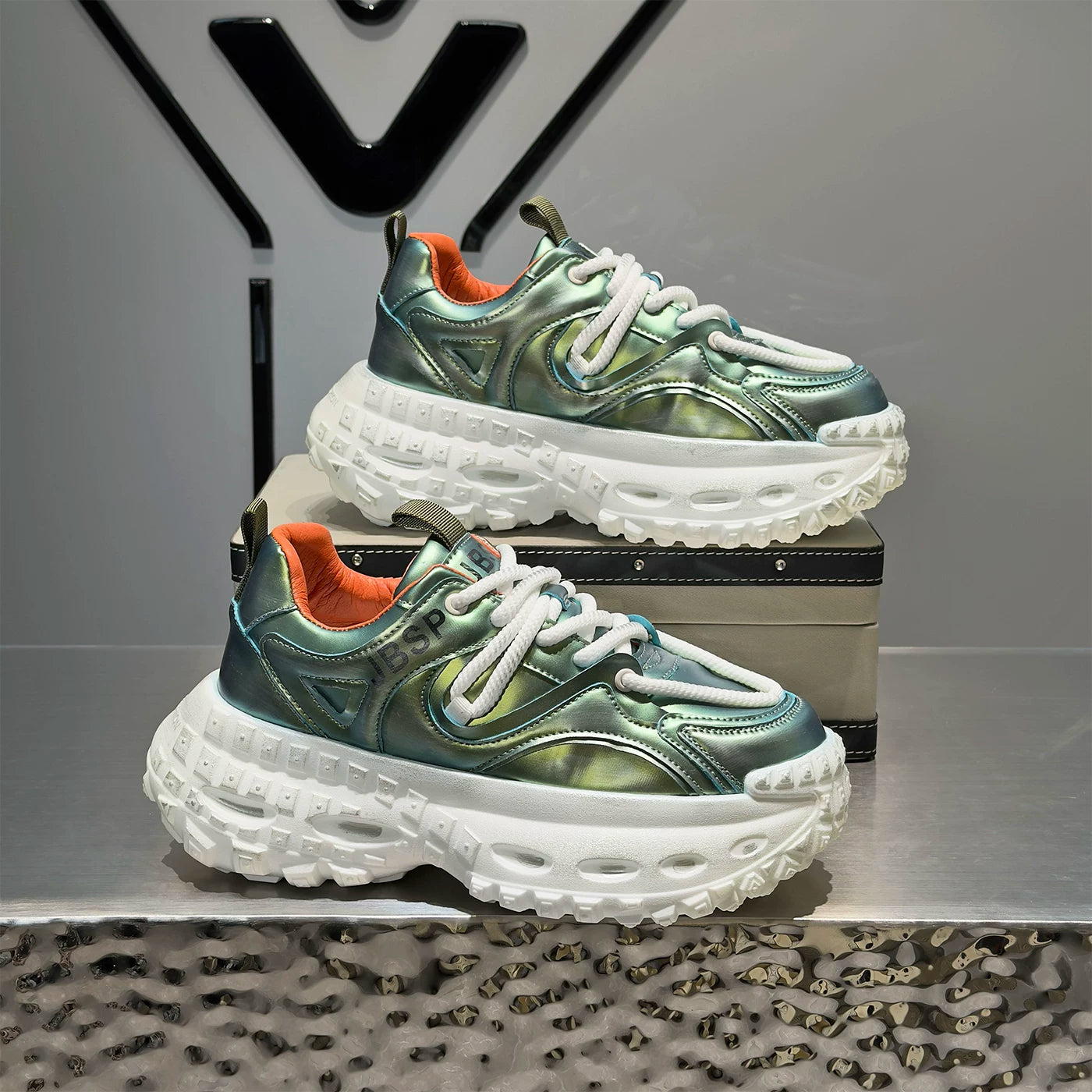 Men's Platform Chunky Dad Sneakers 2026 Spring New