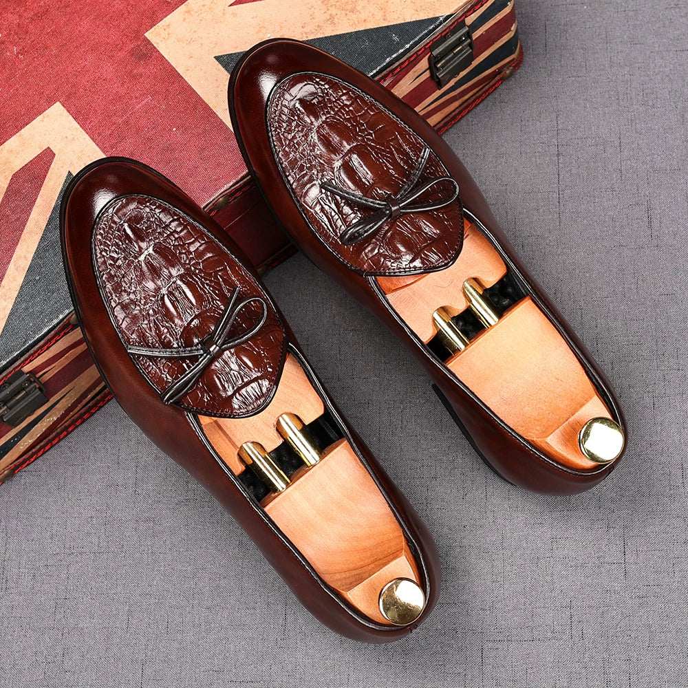 Men's Brown Loafers, Breathable, Slip-On