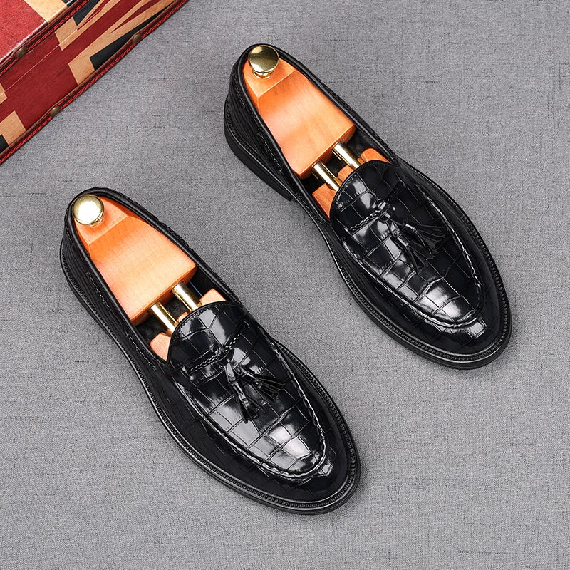 Men's Loafers, Height Increasing, Handmade