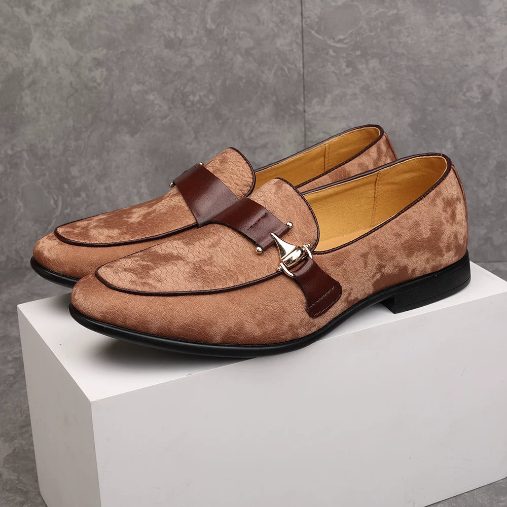 Men's Loafers, Height Increasing, Pointed Toe