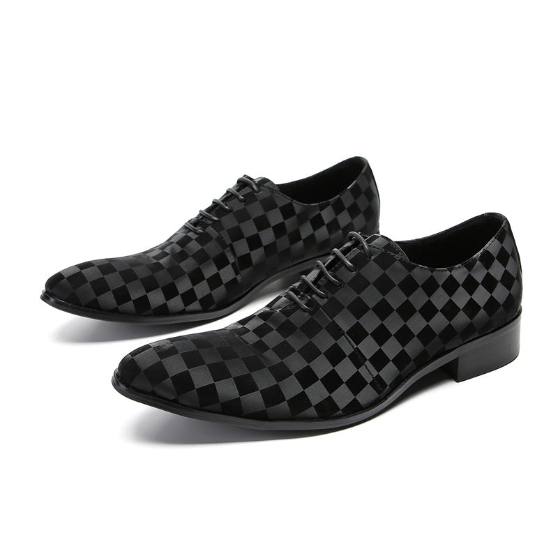Men's Leather Oxford Formal Shoes – Business, Wedding – Style 16