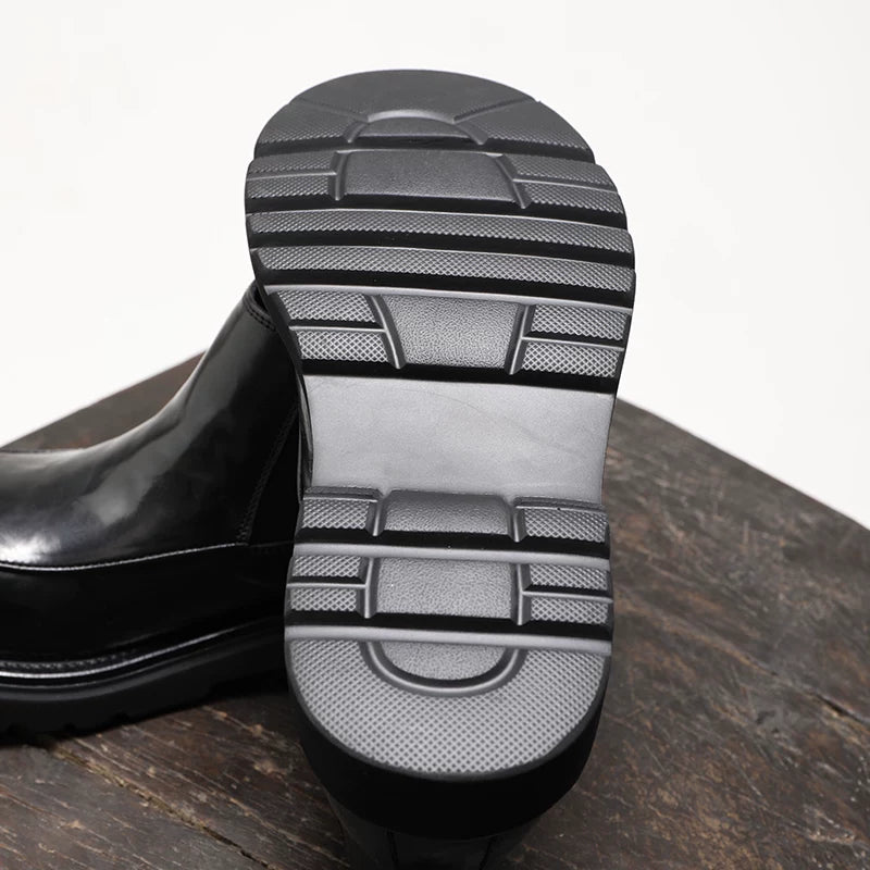 Men's Chelsea Boots, Round Toe, British Style