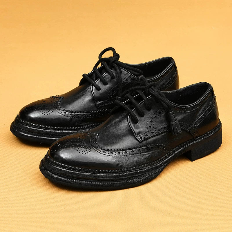 Men's Genuine Leather Leather Shoes, Handmade, Business