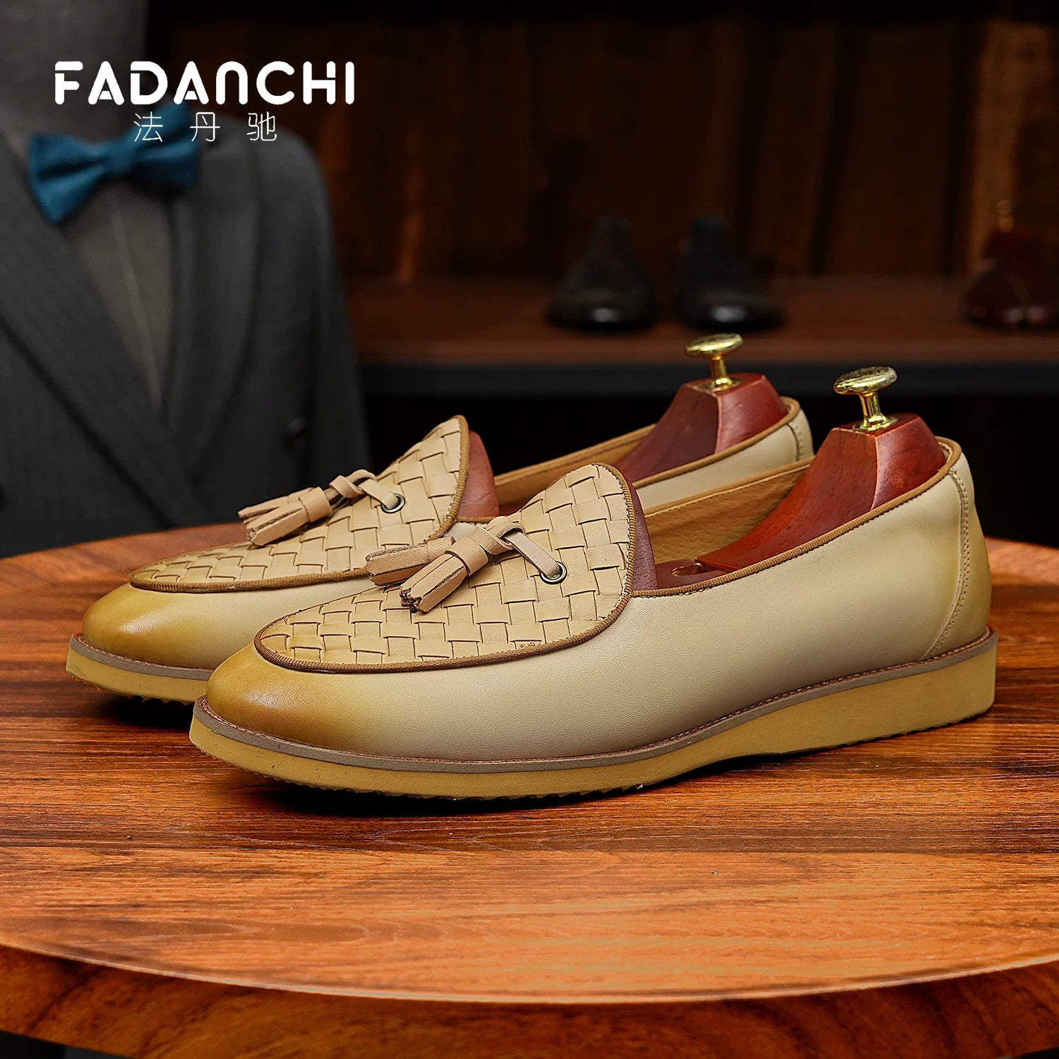 Men's Genuine Leather Loafers, Breathable, Slip-On