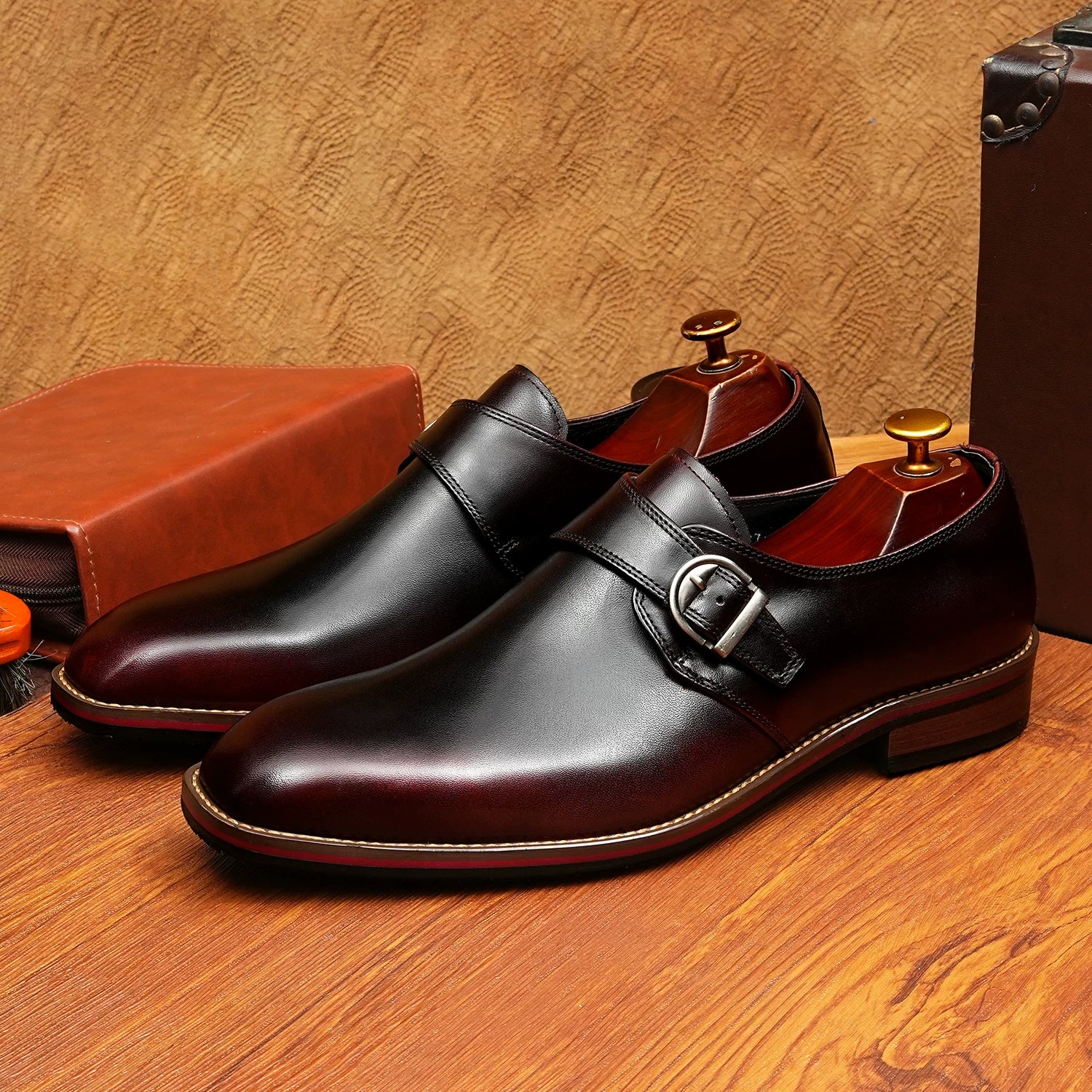 Men's Genuine Leather Leather Shoes, British Style, Business