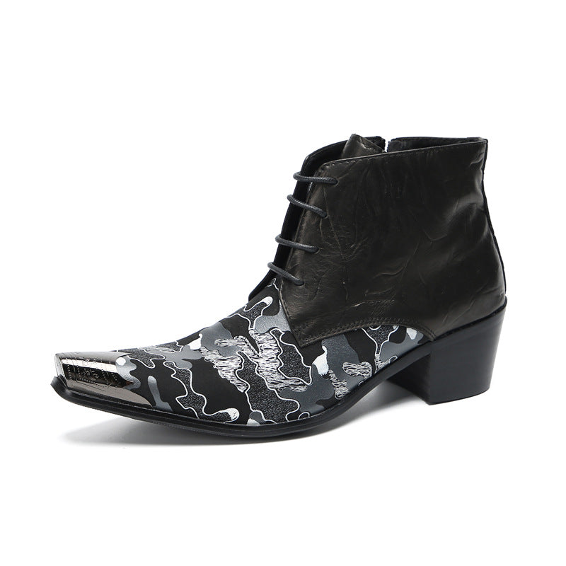 Men's Leather Martin Boots – British Style – Style 62