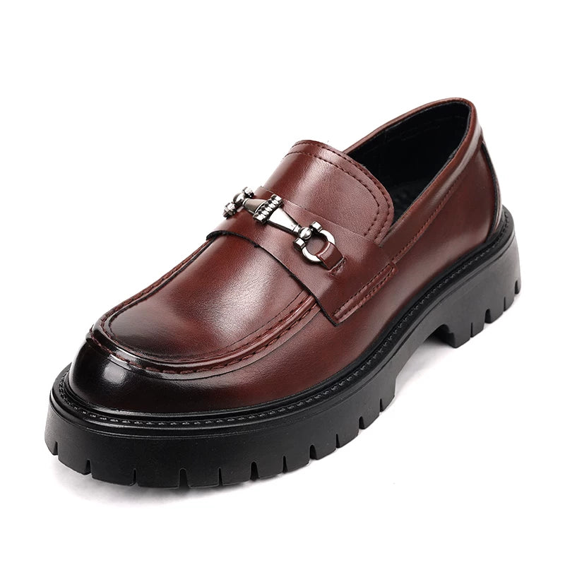 Men's Loafers, Height Increasing, Thick Sole