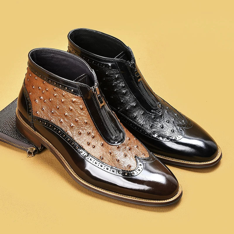 Men's Genuine Leather Martin Boots