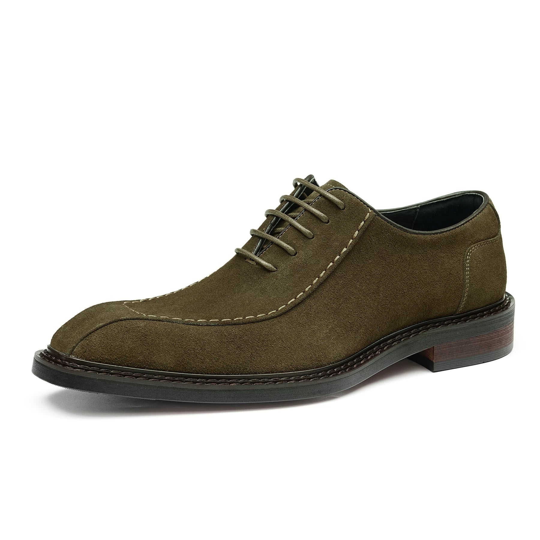 Men's Genuine Leather Oxford Shoes, Suede, Business