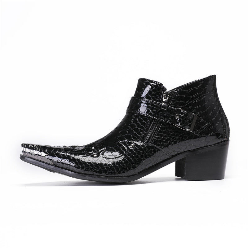 Men's Leather Chelsea Boots, British Style, Style 69