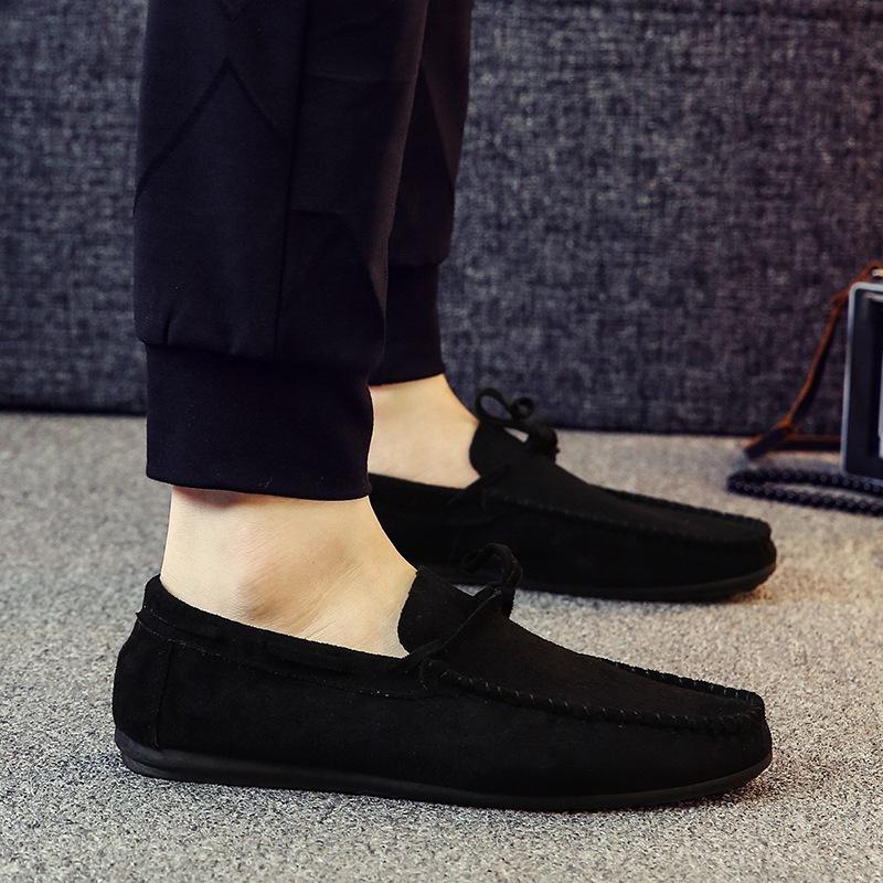 Men's Black Loafers, Style 3399