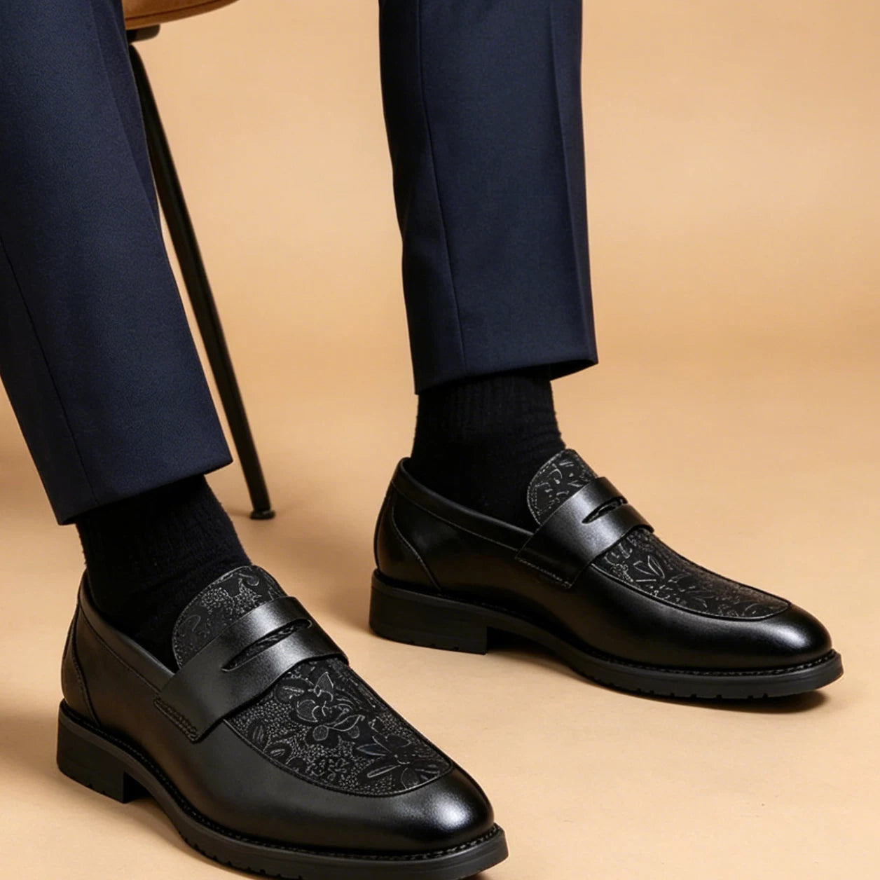 Men's Loafers, Height Increasing, Slip-On