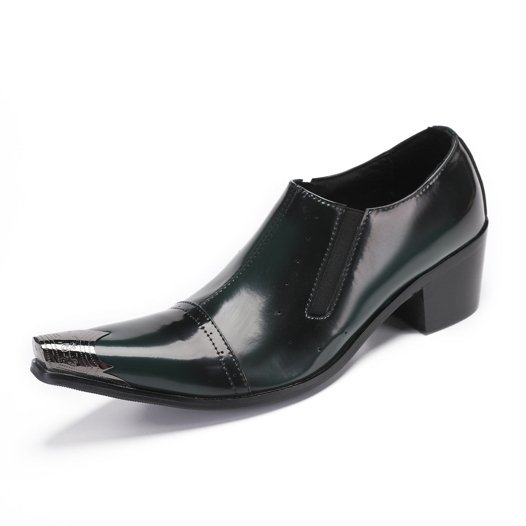 Men's Genuine Leather Oxford Formal Shoes – Platform, Business