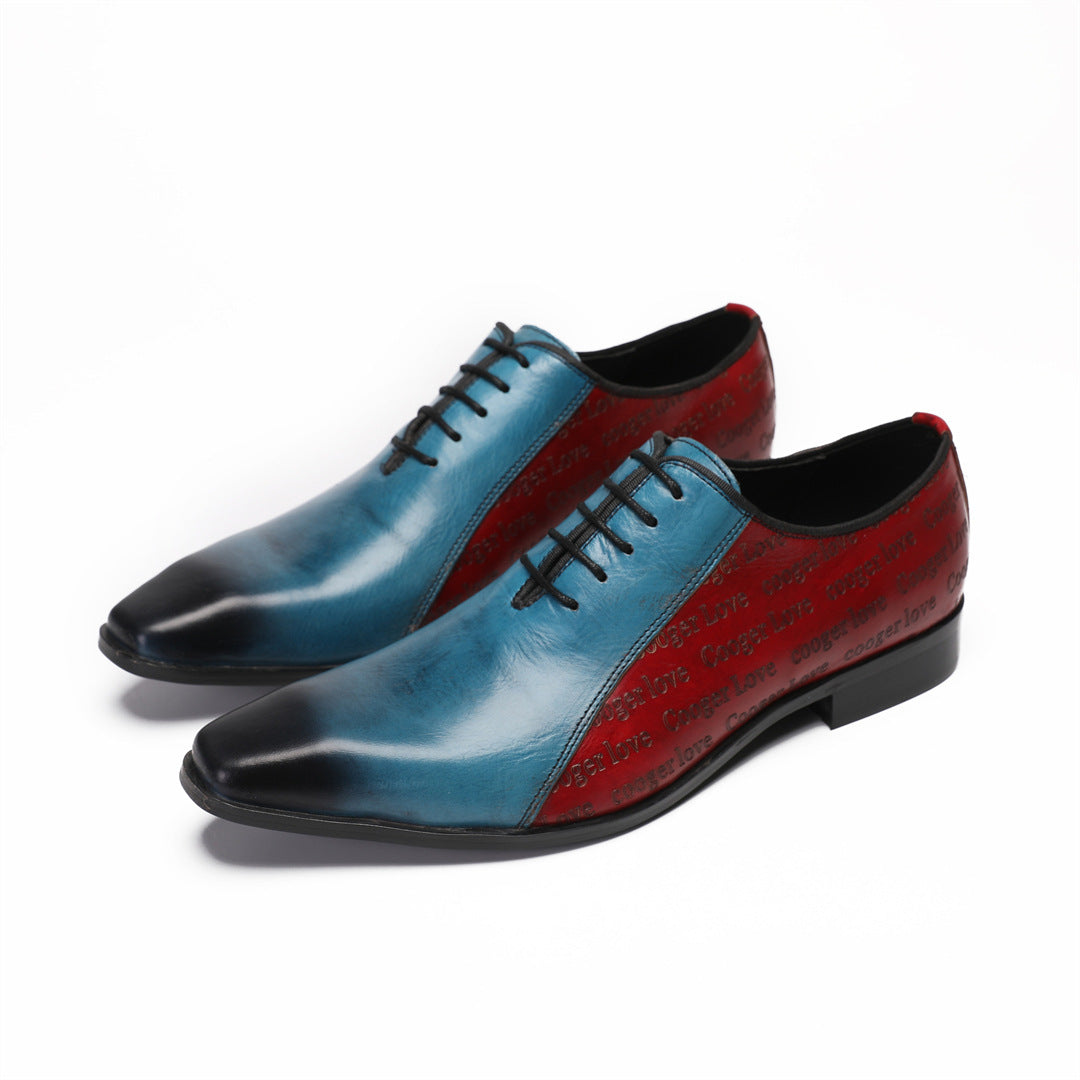 Men's Leather Oxford Formal Shoes – Business, Wedding – Style 15