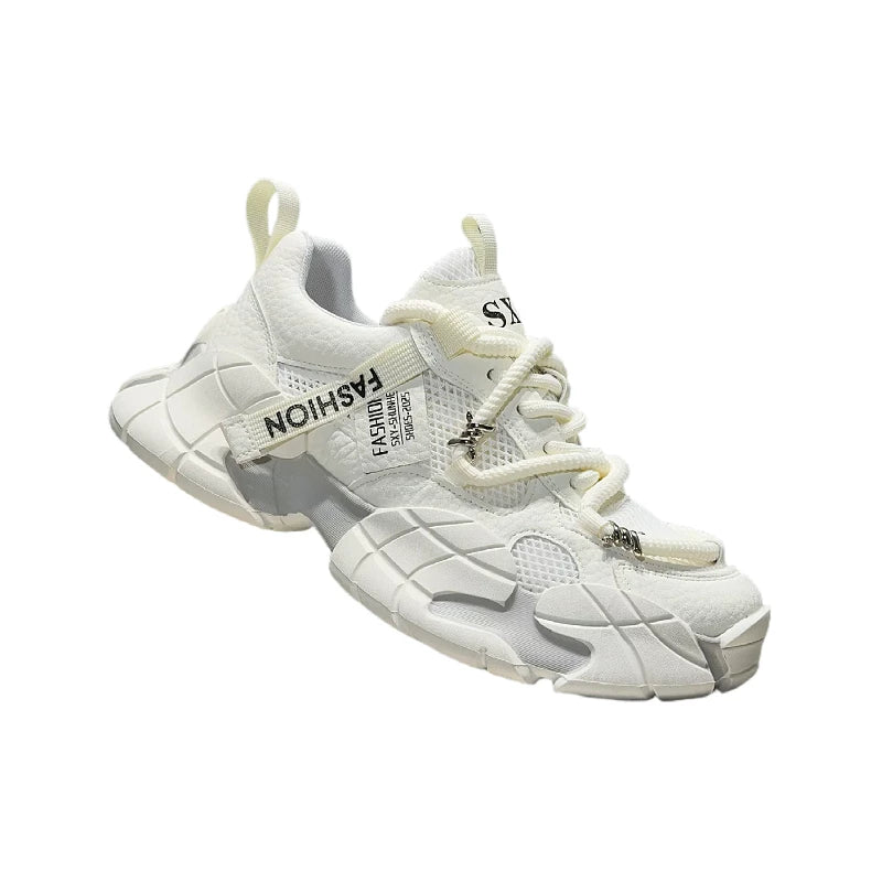 Men's Breathable Mesh Lightweight Dad Sneakers Athletic Casual Summer New
