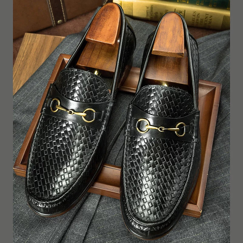 Men's Genuine Leather Loafers, Breathable, Suede