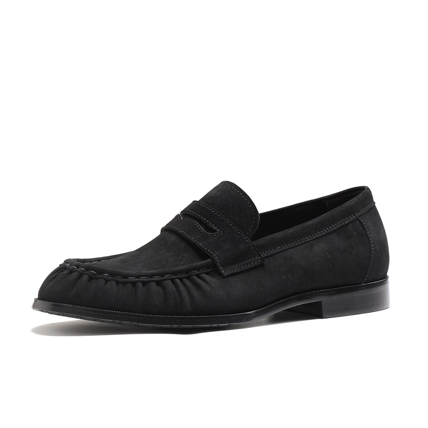 Men's Genuine Leather Loafers, Breathable, Slip-On