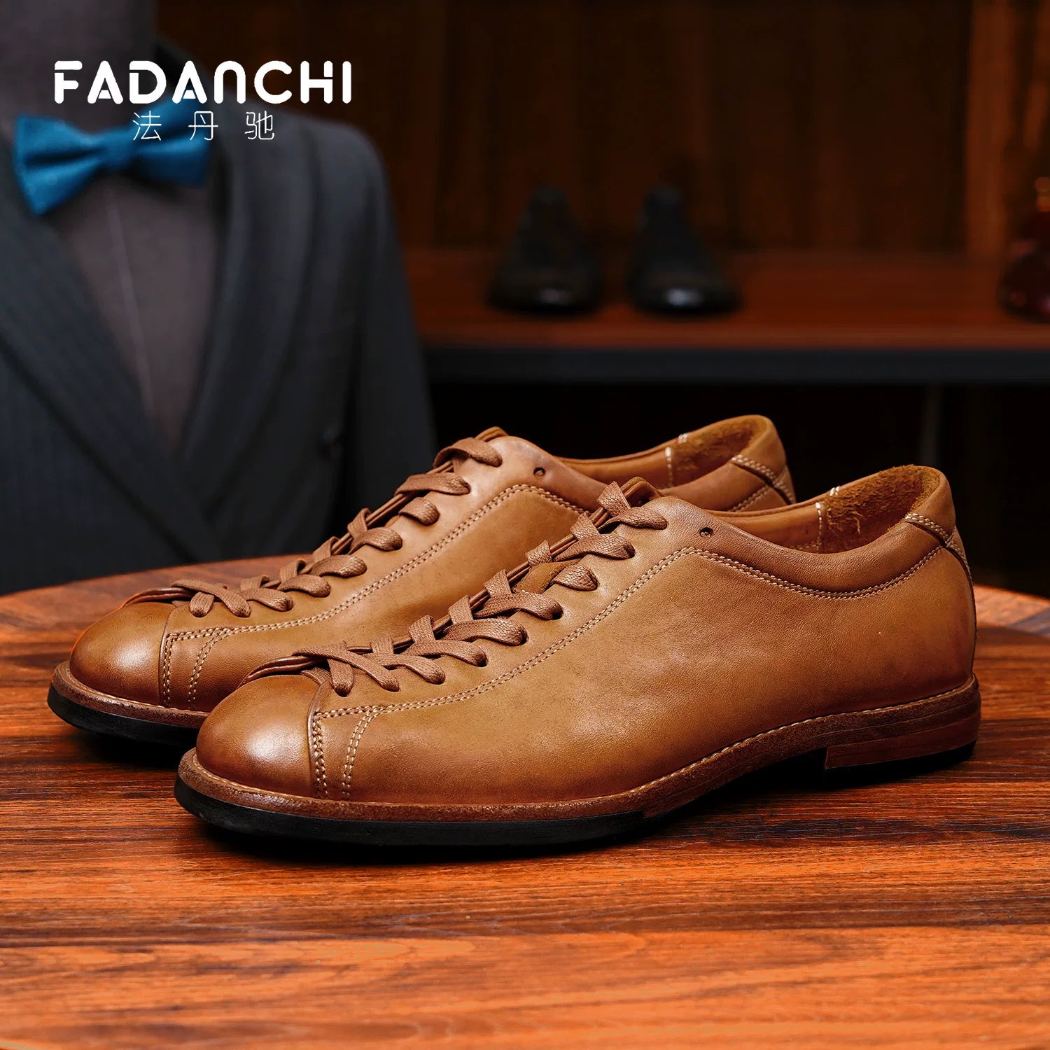 Men's Genuine Leather Leather Shoes, Handmade, Business