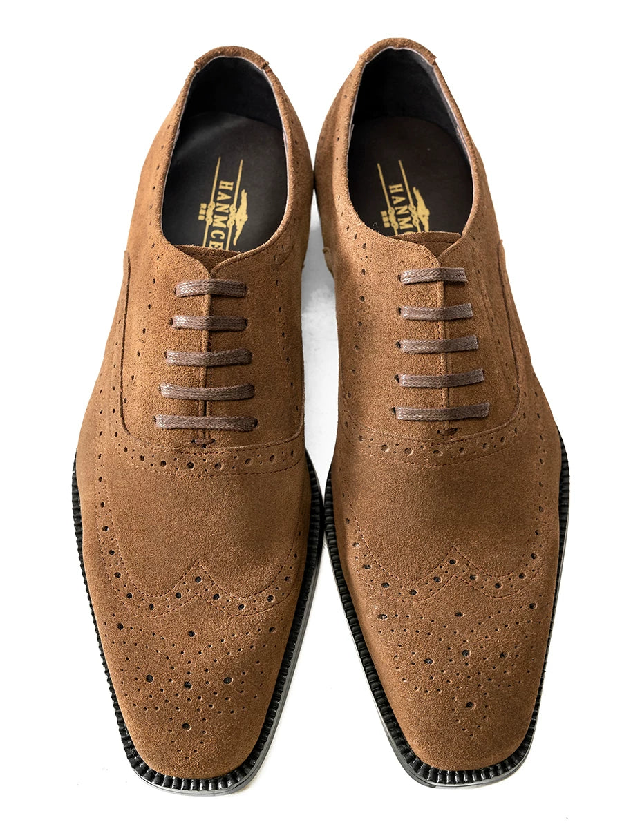 Men's Genuine Leather Leather Shoes, Suede, Business