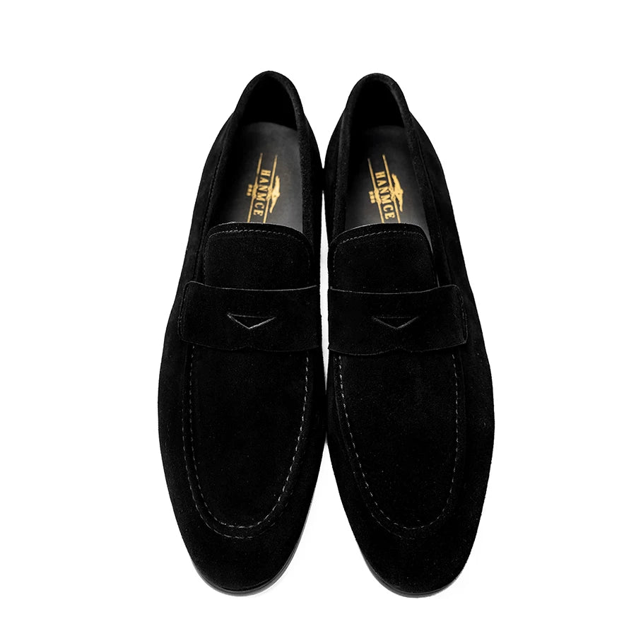 Men's Genuine Leather Loafers, Breathable, Slip-On