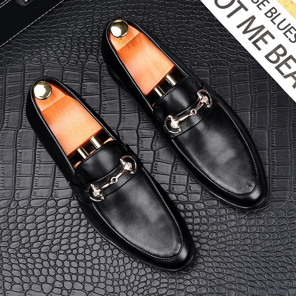 Men's Loafers, Height Increasing, Pointed Toe