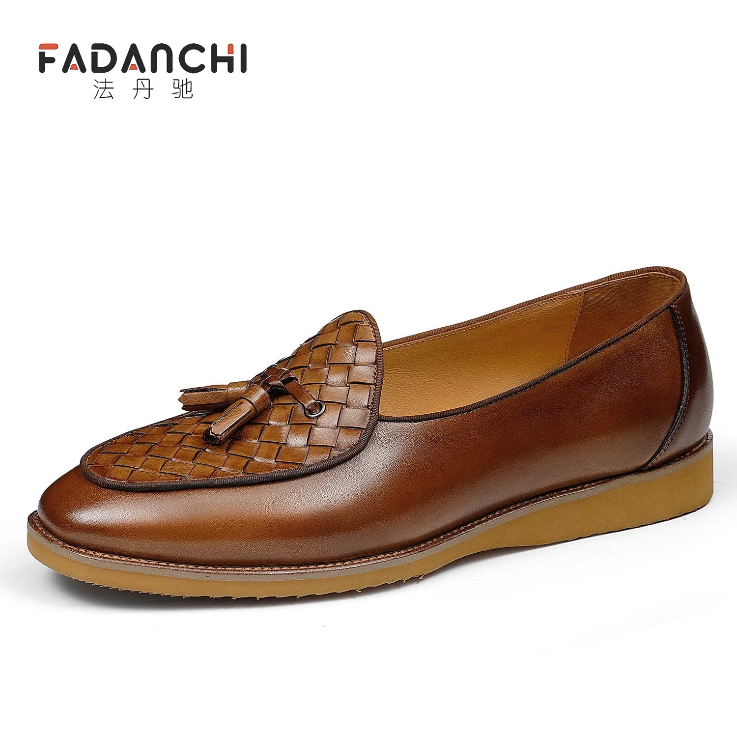 Men's Genuine Leather Loafers, Breathable, Slip-On