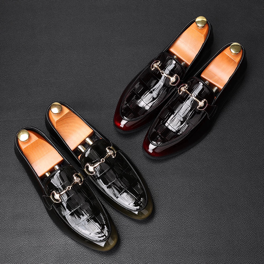 Men's Loafers, Pointed Toe, Slip-On