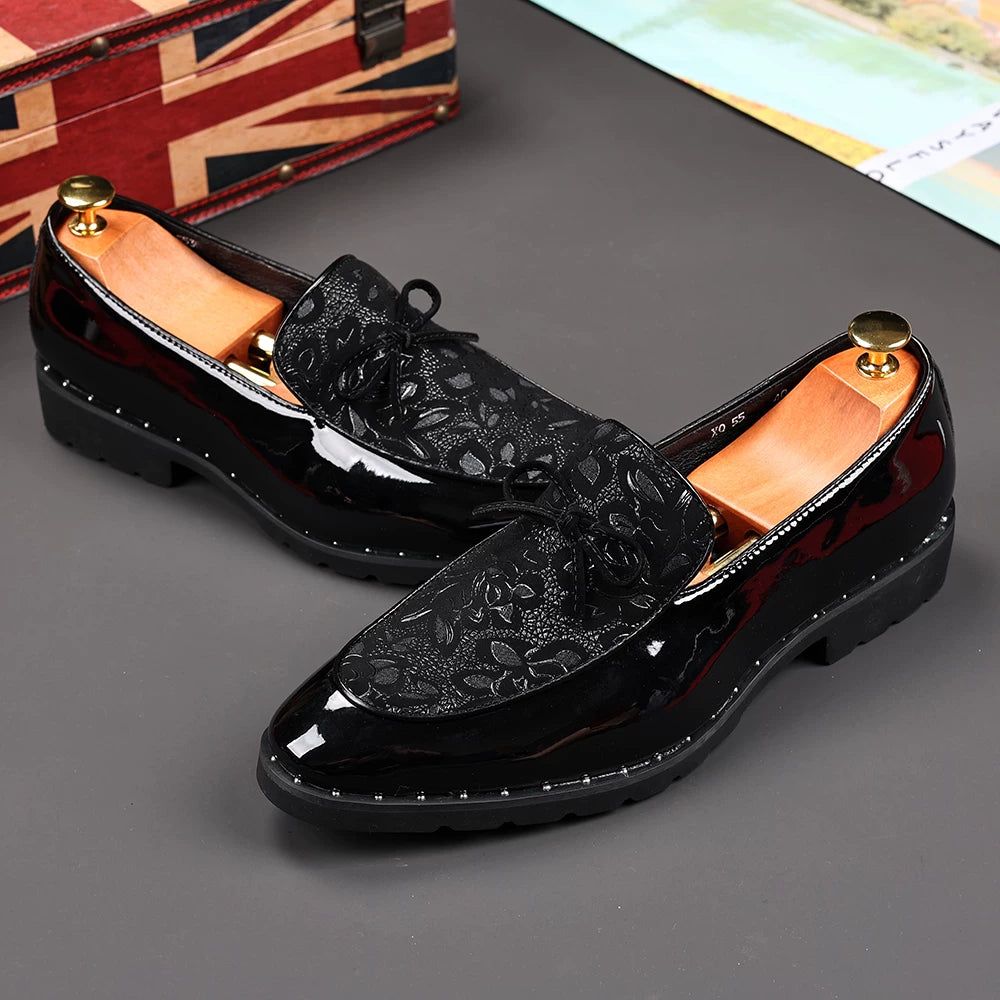 Men's Loafers, Pointed Toe, Slip-On