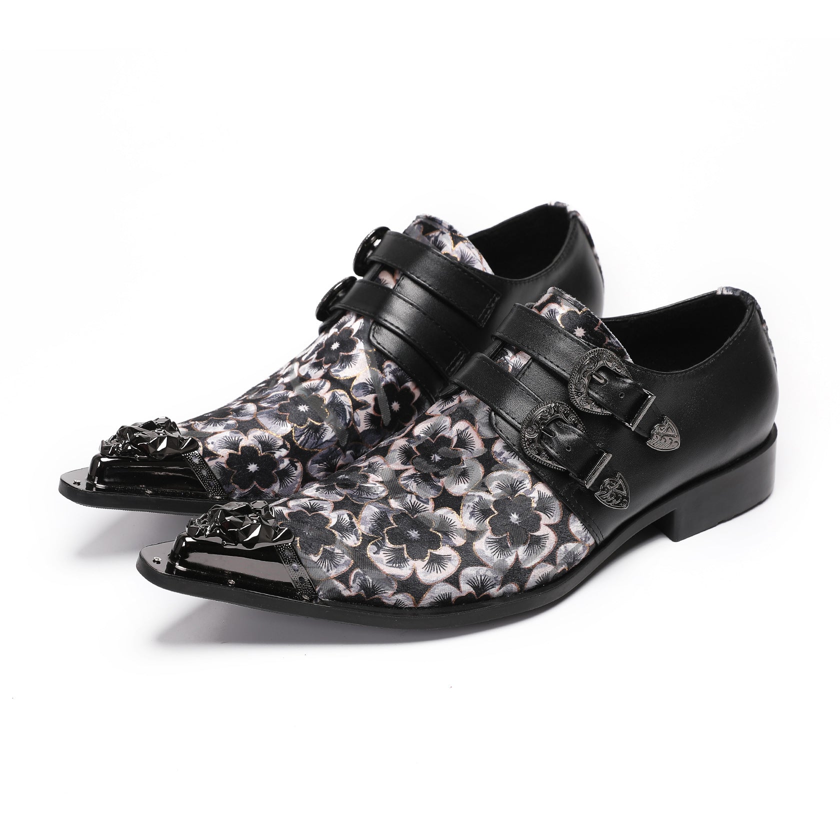 Men's Leather Derby Formal Shoes – Business, Wedding – Style 96