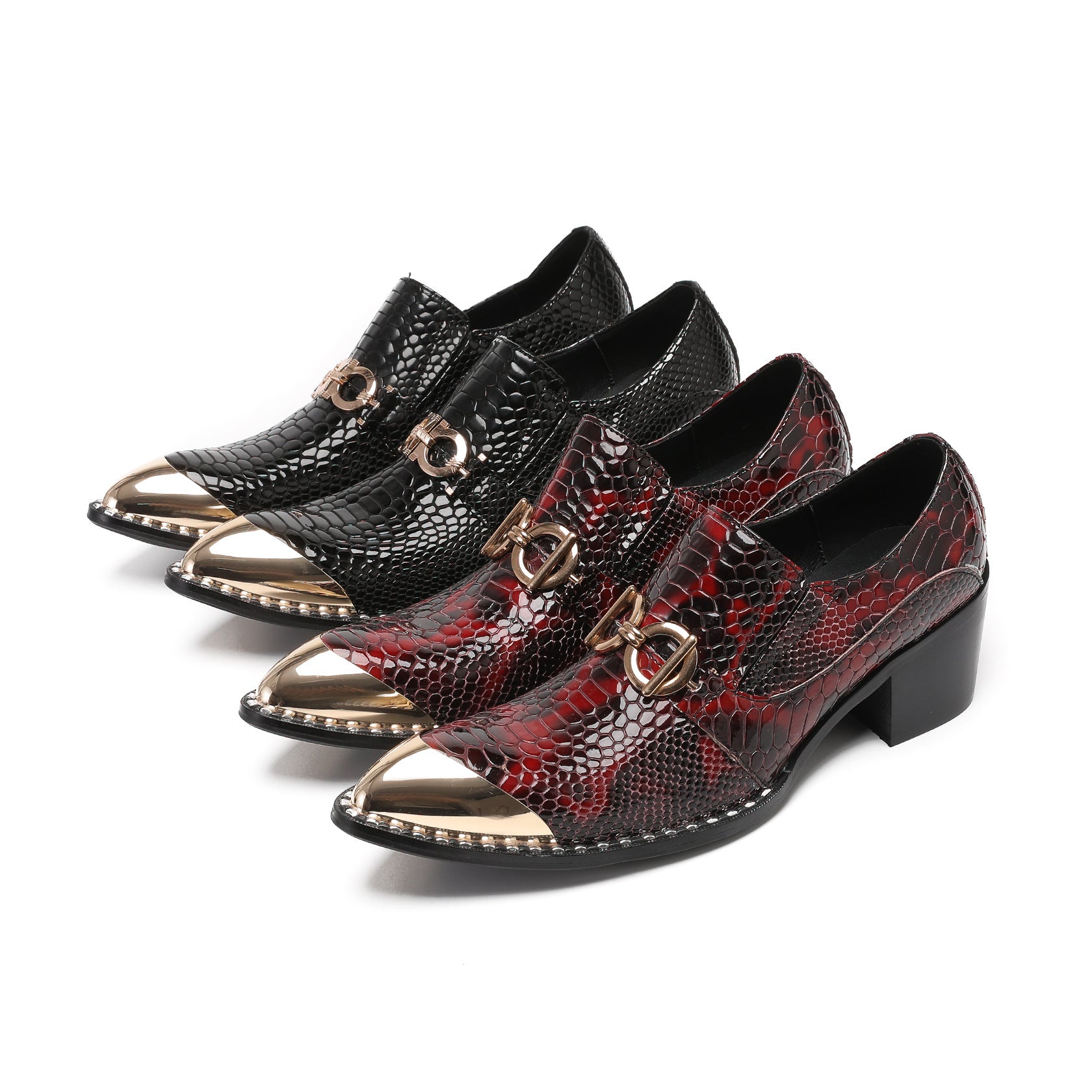 Men's Black Genuine Leather Shoes – Business, Wedding
