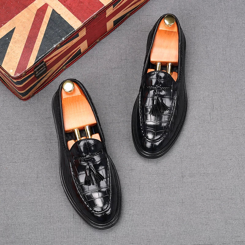 Men's Loafers, Height Increasing, Handmade