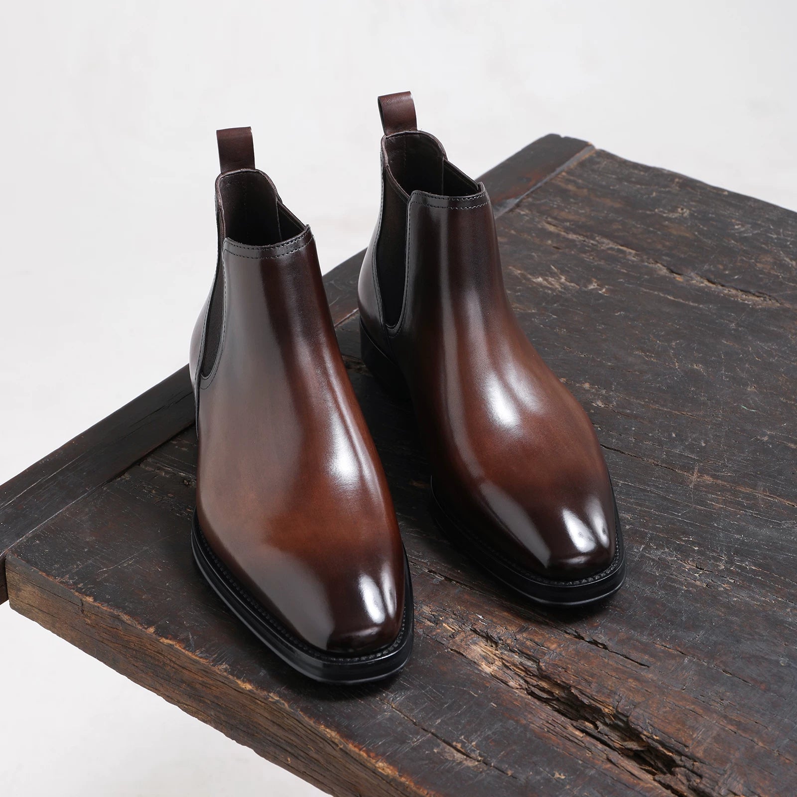 Men's Genuine Leather Martin Boots, Breathable, Handmade