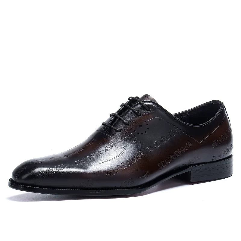Men's Genuine Leather Leather Shoes, British Style, Business