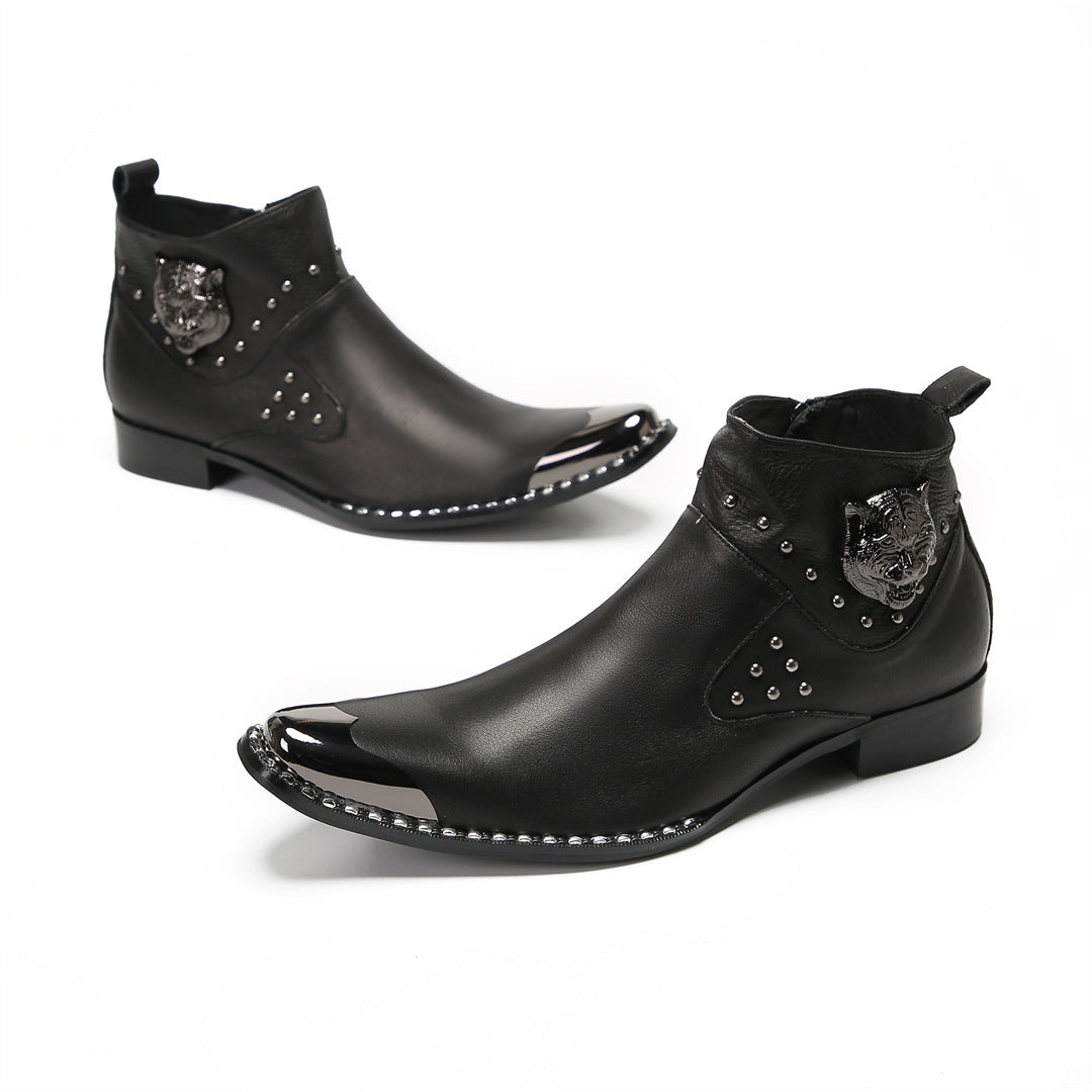 Men's Leather Chelsea Boots – Retro, British Style