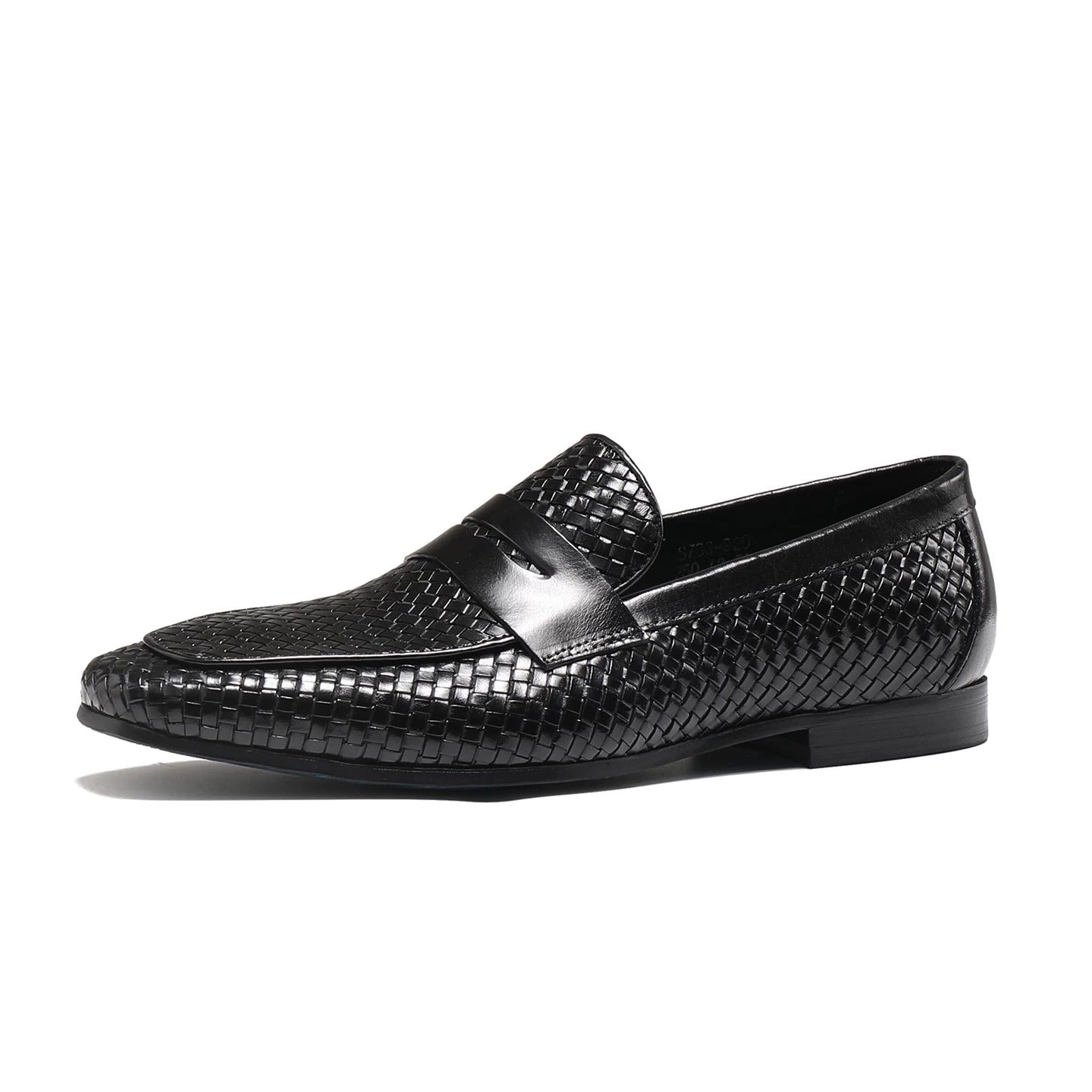 Men's Genuine Leather Loafers, Breathable, Square Toe