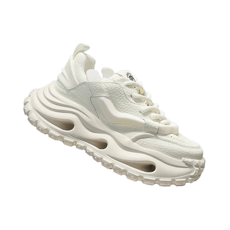 Men's Height-Increasing Platform Plus Size Trendy Chunky Dad Sneakers