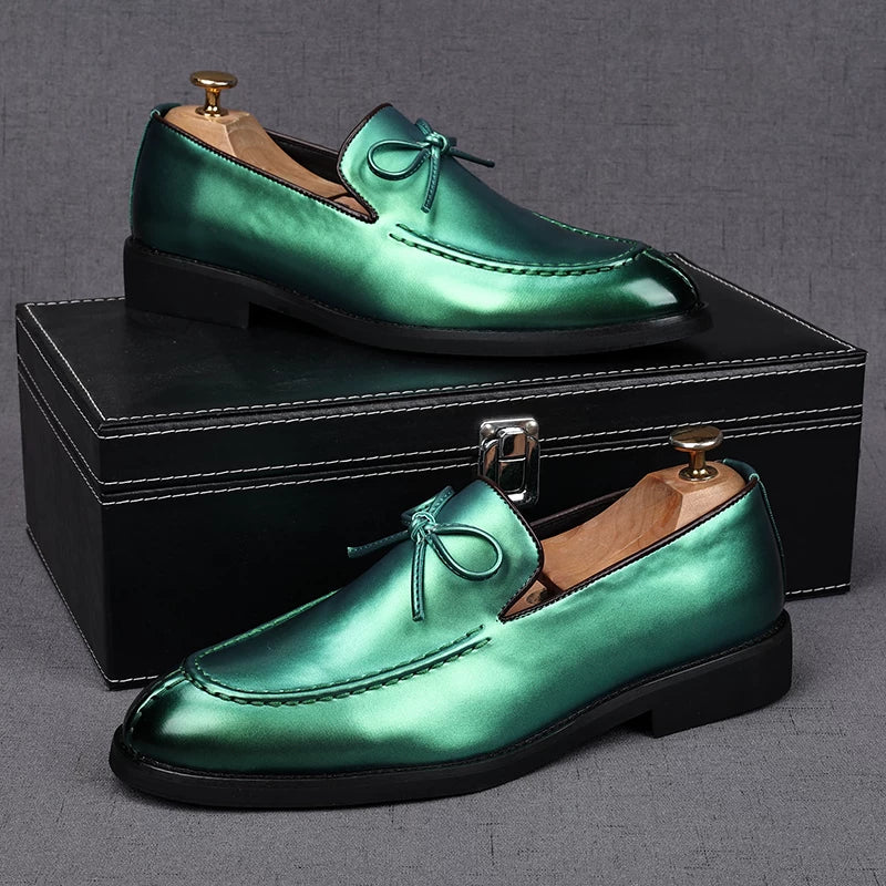 Men's Loafers, Pointed Toe, Slip-On