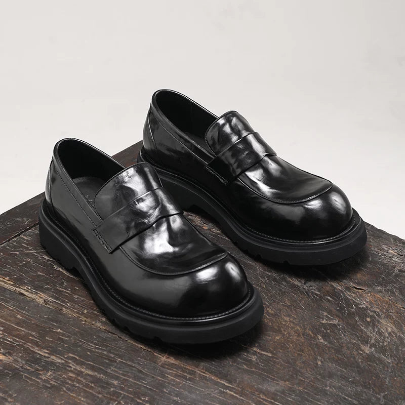 Men's Loafers, Height Increasing, Thick Sole