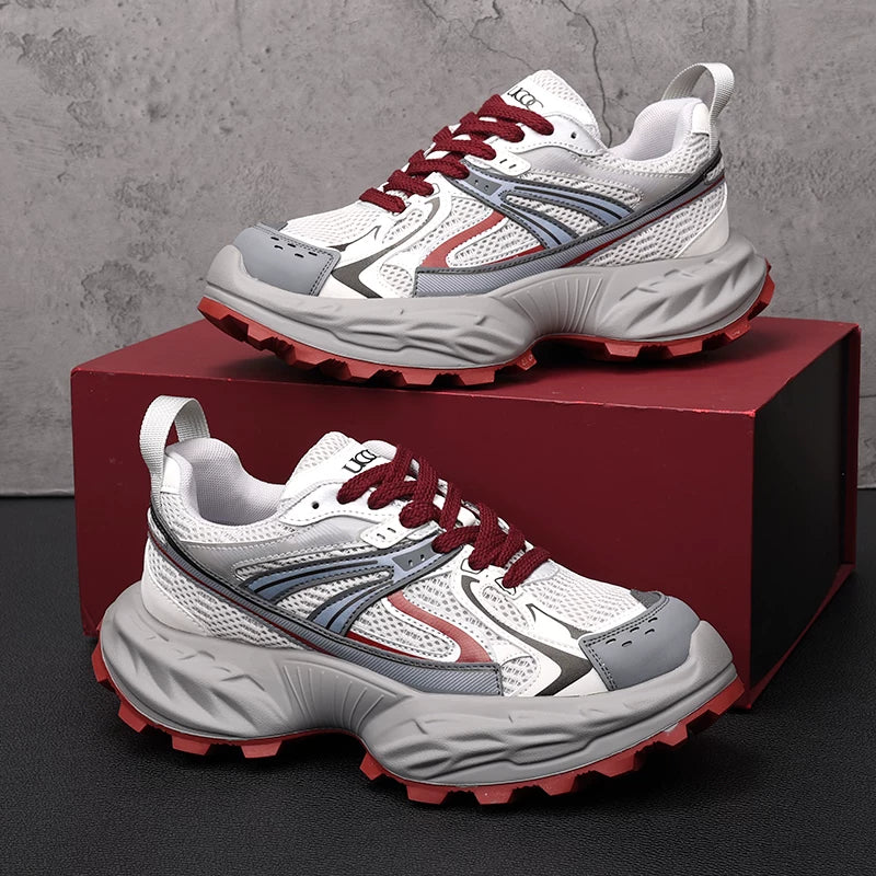 Men's Chunky Sneakers, Breathable