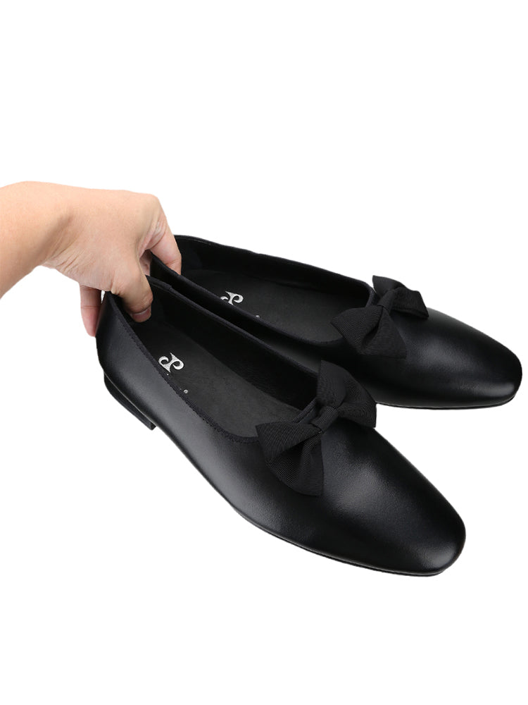 PIERGITAR European and American wedding style men's loafers handmade bow tie with real leather formal fashion shoes