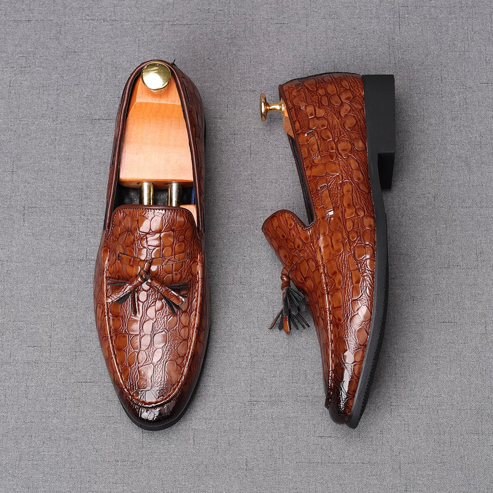 Men's Loafers, Height Increasing, Pointed Toe