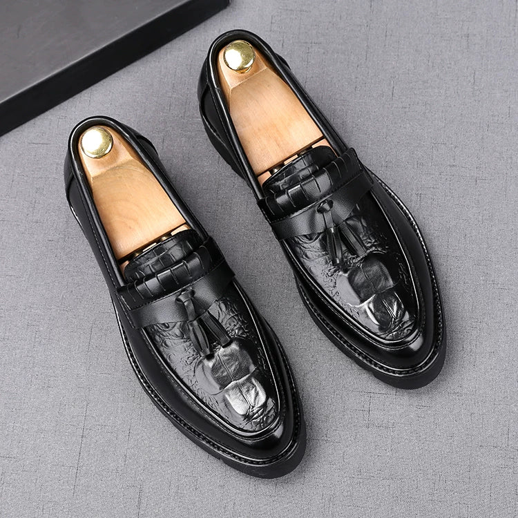 Men's Loafers, Height Increasing, Thick Sole