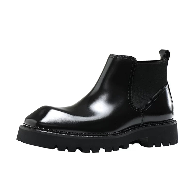 Men's Chelsea Boots, Height Increasing, Thick Sole