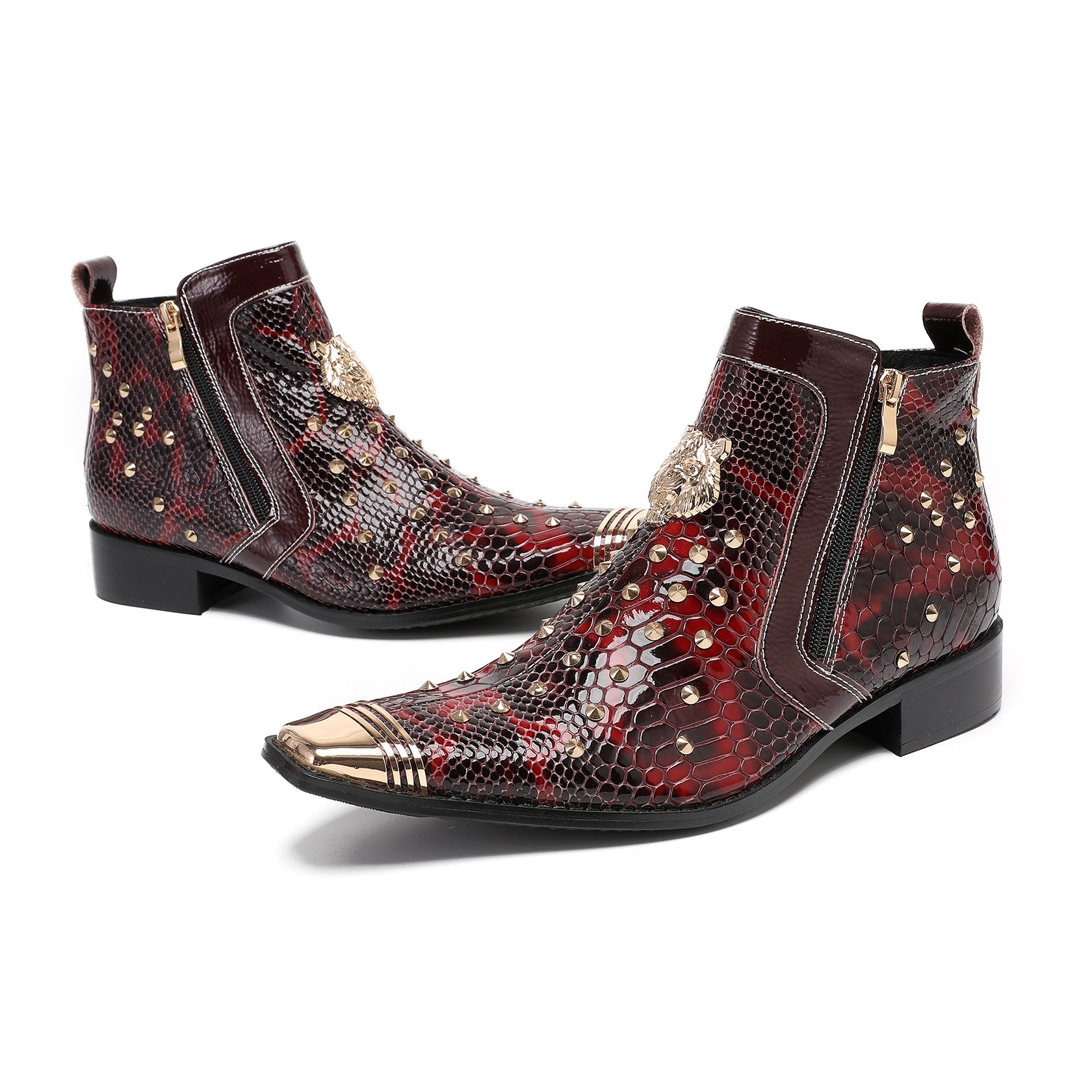 Men's Leather Chelsea Boots – Pointed Toe, British Style – Style 65