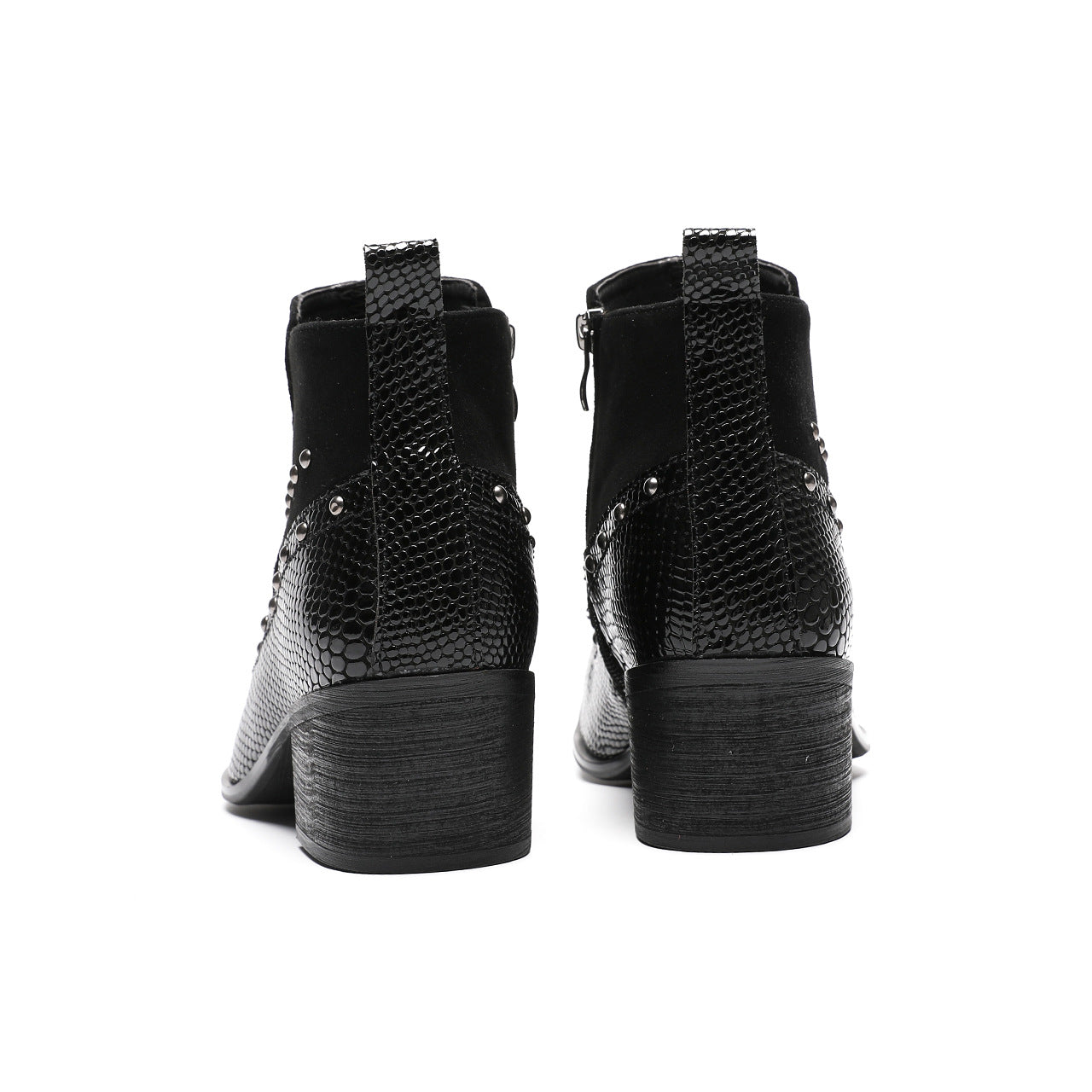 Retro cowhide foreign trade low boots dark metal brand punk boots men and women the same muffin thick-soled Martin boots tide
