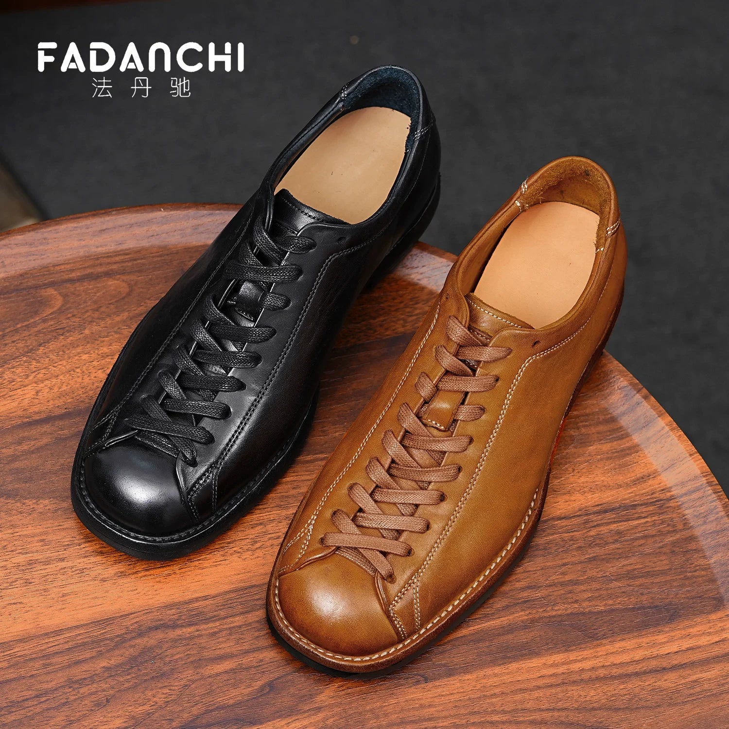 Men's Genuine Leather Leather Shoes, Handmade, Business