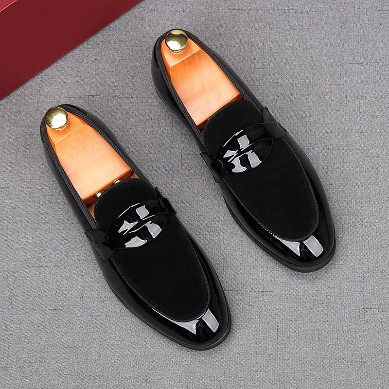 Men's Brown Loafers, Breathable, Slip-On